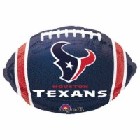 Anagram 74542 Houston Texans Junior Shape Foil Balloon Perspective: Main