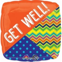 Anagram 73044 Helium Get Well Wishes Foil Balloon Perspective: Main