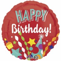Loftus International A3-5143 18 in. Festive Birthday Balloon Perspective: Main