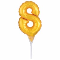 DecoPac Numeral 8 Inflatable Decoration - Gold