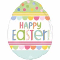 Happy Easter Egg Oversized Helium Filled Balloon Perspective: Main