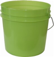 Argee 1-Gallon Plastic Pail - Translucent Green Perspective: Main