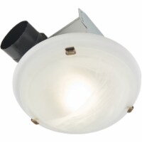 Broan 80 CFM 2.5 Sones 120V Decorative Bath Exhaust Fan with Light 770RLTK