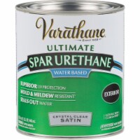 Varathane Satin Clear Water Based Exterior Spar Urethane, 1 Qt. 250241H