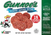 Gunnoe's Mild Country Sausage Patties Perspective: Main