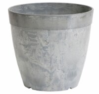 Novelty Manufacturing Co 8 Inch Round Dolce Pot - Gray