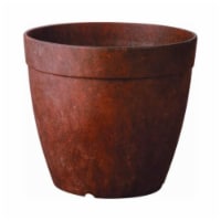 Rustic Crust Round Dolce Planter - Rust
