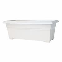 Novelty Countryside Patio Planter Box, White, 12 Inch by 27 Inch