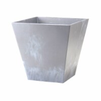 Novelty Square Ella Planter - Gray Perspective: Main
