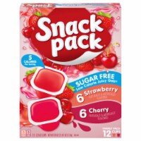 Snack Pack® Sugar Free Strawberry & Cherry Low Calorie Juicy Gels™