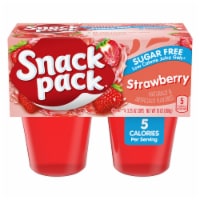 Snack Pack Strawberry Flavored Sugar-Free Juicy Gels - Low Calorie