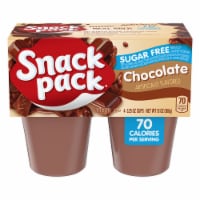 Snack Pack Sugar Free Chocolate Pudding Cups