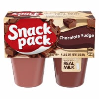 Snack Pack Chocolate Fudge Flavored Pudding Cups Perspective: Main