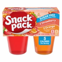 Snack Pack® Sugar Free Strawberry & Orange Juicy Gels® Gelatin Cups