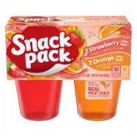 Snack Pack Strawberry And Orange Flavored Juicy Gels Perspective: Main