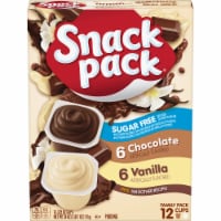 Snack Pack Sugar Free Vanilla & Chocolate Pudding