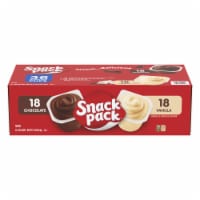 Snack Pack Chocolate Pudding And Vanilla Pudding Cups Perspective: Main