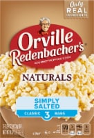 Orville Redenbacher's® Naturals Simply Salted Naturals Microwave Popcorn Bags Perspective: Main