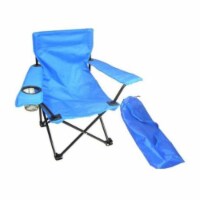 Redmon 9006 BL Folding Camp Chair with Matching Bag- Blue