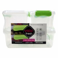 VISTO FRESH Variety Pack Latch Lid Set of 6 Food Storage Containers