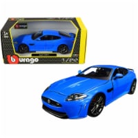 Bburago 21063bl Jaguar XKR-S 1 by 24 Diecast Model Car, Metallic Blue