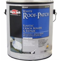 Black Jack White Roof-Patch Elastic Crack Sealer & Repair 3.6QT