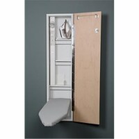 Iron-A-Way E-46 With Raised White Door- Left Hinged
