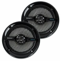 Sony XS-MP1611B 6.5  140W Dual Cone ATV/UTV Speakers Stereo Black, 2 Pack