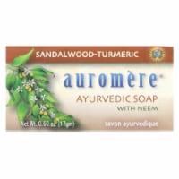 Auromere Ayurvedic Soap - Sandalwood-Tumeric 0.60 oz Bar(S)