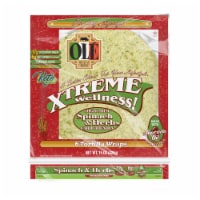 Olé Xtreme Wellness Keto Friendly Carb Lean Spinach & Herbs Large Tortillas