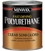 Minwax Clear Semi-Gloss Fast-drying Polyurethane 11.5 oz