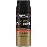 Minwax Fast Drying Polyurethane Satin Spray - Clear