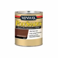 Minwax PolyShades Semi-Transparent Satin Antique Walnut Oil-Based Stain 1 qt. - Total Qty: 1