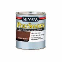 Minwax PolyShades Semi-Transparent Gloss Antique Walnut Oil-Based Stain 1 qt. - Total Qty: 4
