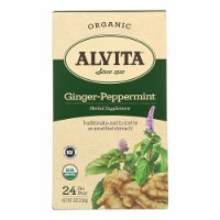 Alvita - Tea Organic Herbal Ginger Peppermint - EA of 1-24 BAG - Pack of 3 Perspective: Main
