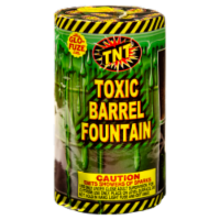 TNT® Toxic Barrel Fountain Firework Perspective: Main