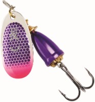 Blue Fox Classic Vibrax Spinner Fishing Lure - Purple Scale Pink Tip UV Perspective: Main