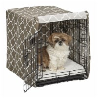 Midwest Metal Products 249517 24 in. BRN Pets Dog Crate Cover