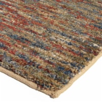 Orian Carolina Area Rug - Beige/Multi-Color Perspective: Main