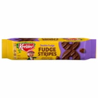 Keebler Double Fudge Fudge Stripes Cookies, Coated in Fudge, 11.5 oz Pack Perspective: Main