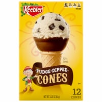 Keebler Fudge-Dipped Ice Cream Cones, 3.25 oz, 12 ct Perspective: Main