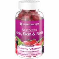 Nutrition Now MultiVites Hair Skin & Nails Gummy Vitamins Perspective: Main