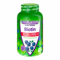 Vitafusion™ Extra Strength Blueberry Biotin Gummies 5000mcg