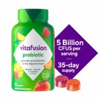 vitafusion Probiotic Raspberry Peach and Mango Flavored Gummy Supplement Perspective: Main