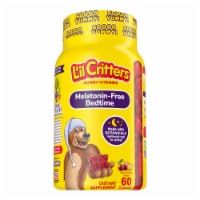 L'il Critters Melatonin-Free Bedtime Cherry Peach Flavored Gummies Sleep Support Dietary Supplement Perspective: Main