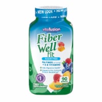 Vitafusion™ Fiber Well™ Sugar-Free Peach Raspberry & Berry Flavored Fit B-Vitamin Gummies