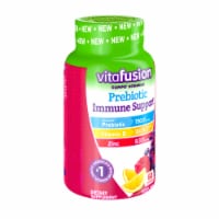 Vitafusion Natural Lemon and Berry Flavors Prebiotic Immune Support Gummies Perspective: Main