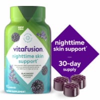 Vitafusion Nighttime Skin Support Blackberry Lavender Flavored Vitamin Gummies