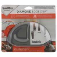 Smith's® Diamond Edge Grip™ MAX Knife Sharpener - Gray/White Perspective: Main