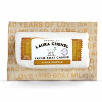 Laura Chenel's Black Truffle Fresh Goat Cheese Log Perspective: Main
